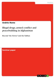 Titel: Illegal drugs, armed conflict and peacebuilding in Afghanistan