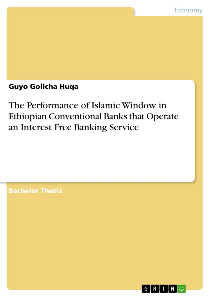 Title: The Performance of Islamic Window in Ethiopian Conventional Banks that Operate an Interest Free Banking Service