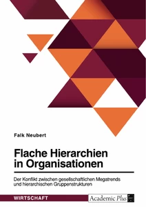 Titel: Flache Hierarchien in Organisationen. Der Konflikt zwischen gesellschaftlichen Megatrends und hierarchischen Gruppenstrukturen