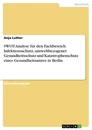 Titel: SWOT-Analyse für den Fachbereich Infektionsschutz, umweltbezogener Gesundheitsschutz und Katastrophenschutz eines Gesundheitsamtes in Berlin