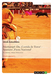 Title: Stierkampf: Die 'Corrida de Toros' - Spaniens 'Fiesta Nacional'
