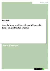 Título: "Der Junge im gestreiften Pyjama" (Deutsch, Grundschule)