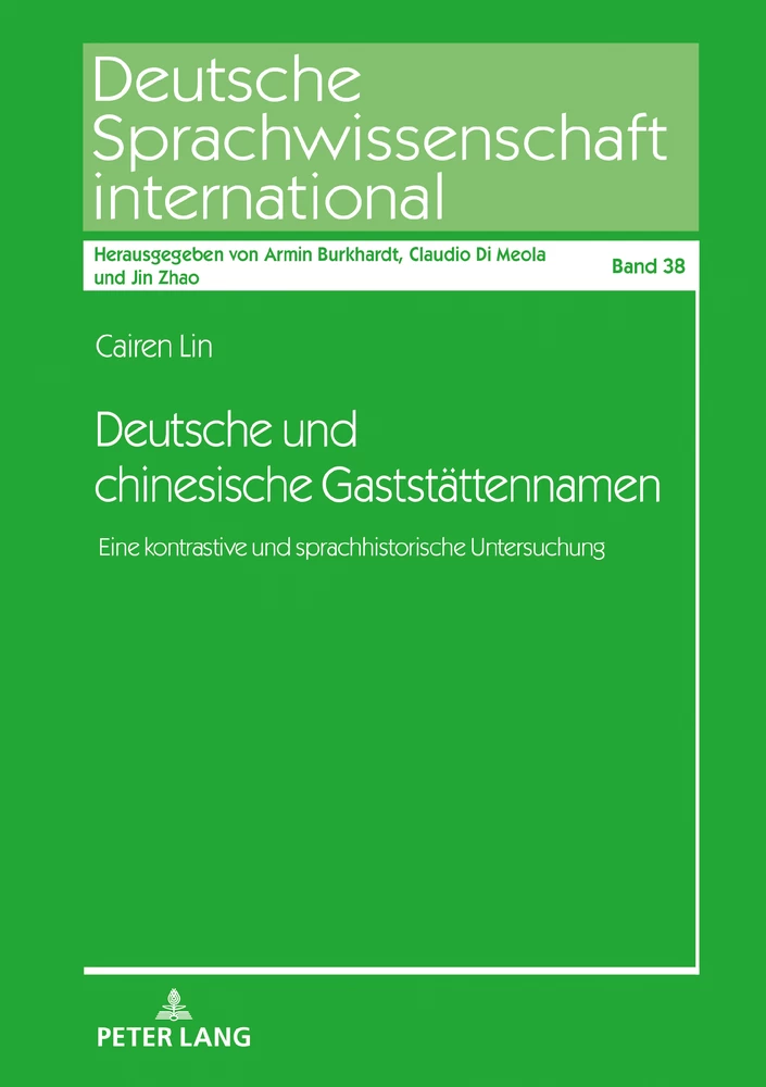 Titel: Deutsche und chinesische Gaststättennamen