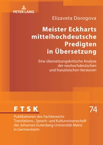 Title: Meister Eckharts mittelhochdeutsche Predigten in Übersetzung