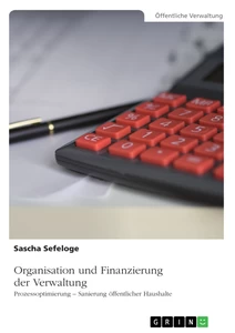 Titel: Organisation und Finanzierung der Verwaltung. Prozessoptimierung – Sanierung öffentlicher Haushalte