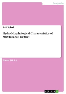Título: Hydro-Morphological Characteristics of Murshidabad District