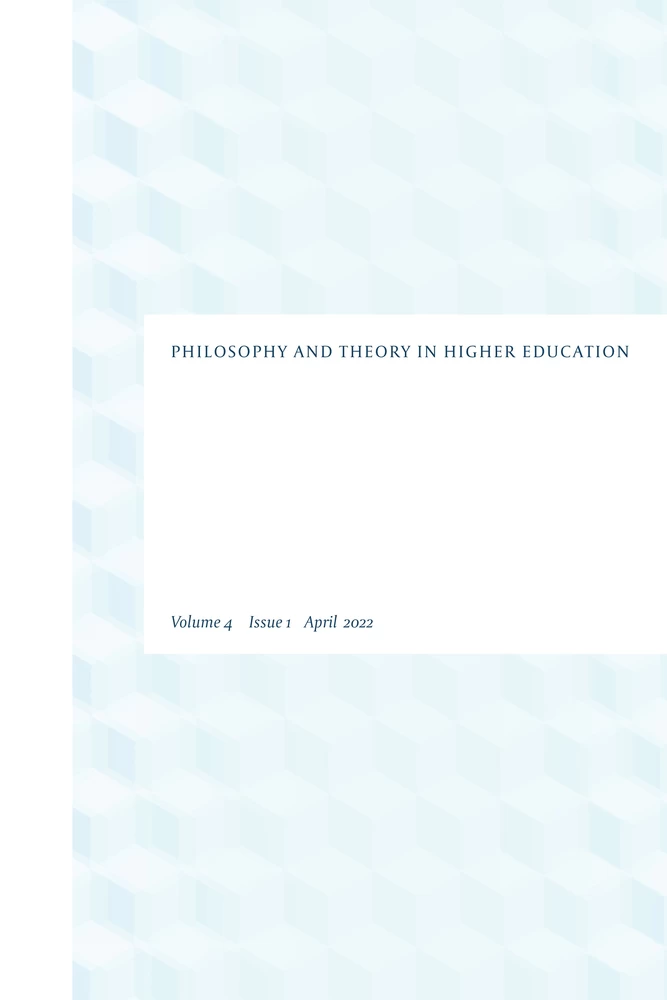 Titel: Studying – A Way Towards Justice? A Response to Special Issue: Answering the Question: What Is Studying? PTHE 3(3)