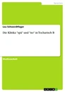 Title: Die Klitika "spä" und "no" in Tocharisch B