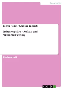 Título: Erdatmosphäre – Aufbau und Zusammensetzung