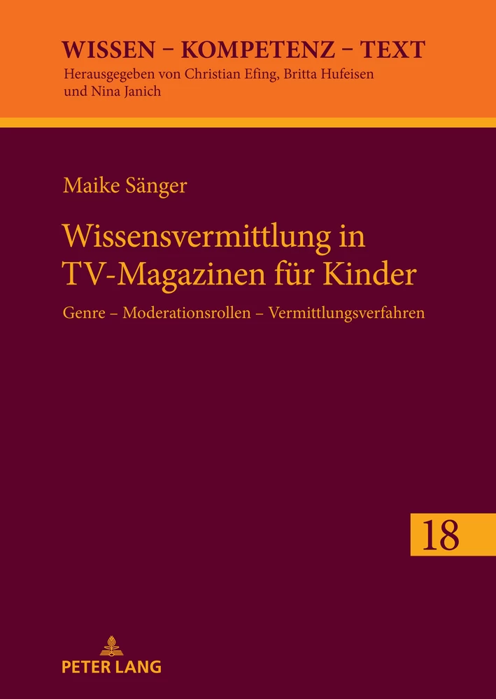 Titel: Wissensvermittlung in TV-Magazinen für Kinder