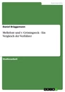 Title: Mellefont und v. Gröningseck - Ein Vergleich der Verführer