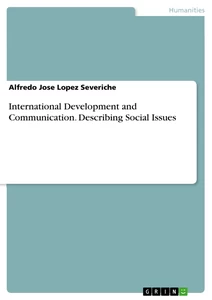 Título: International Development and Communication. Describing Social Issues