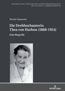 Title: Die Drehbuchautorin Thea von Harbou (1888-1954)