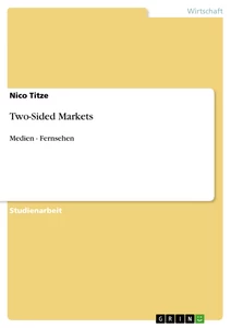 Title: Two-Sided Markets