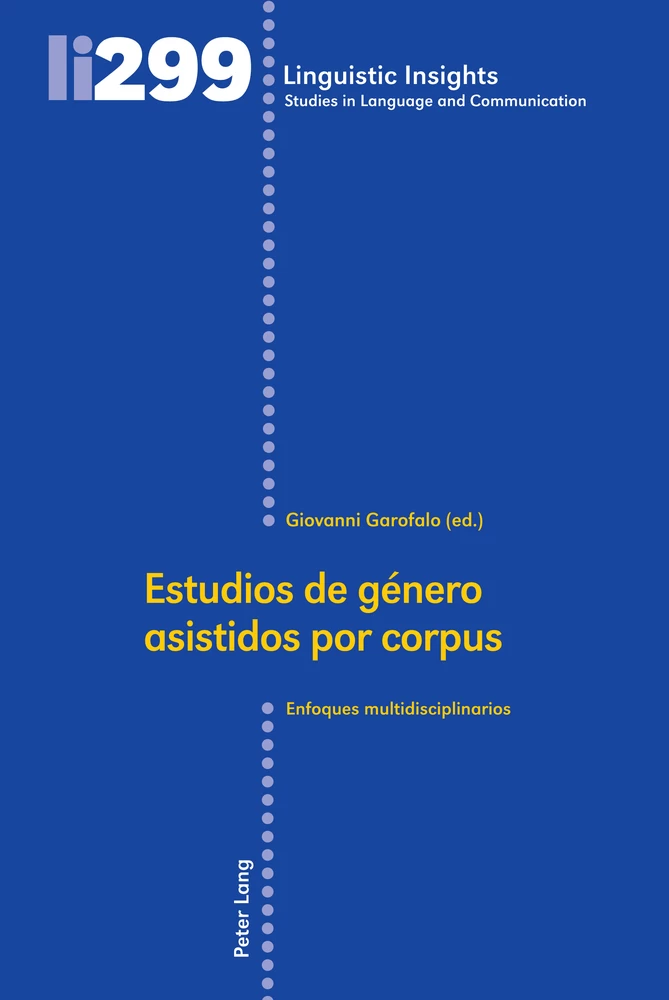 Title: Estudios de género asistidos por corpus