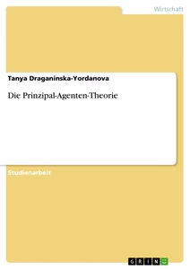 Título: Die Prinzipal-Agenten-Theorie