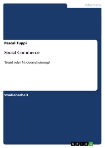 Title: Social Commerce