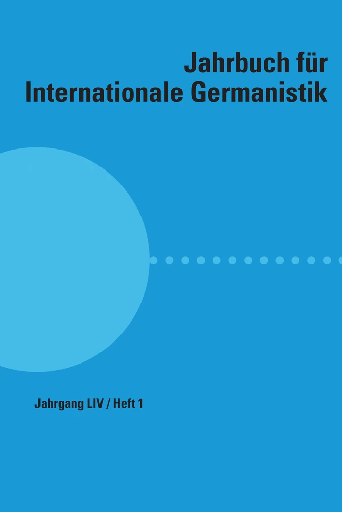 Titel: ‚Digital Humanities‘ Kollaborative Infrastruktur und Ideenlabor der internationalen Germanistik.