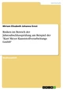 Title: Risiken im Bereich der Jahresabschlussprüfung am Beispiel der "Kurt Meyer Kunststoffverarbeitungs GmbH"
