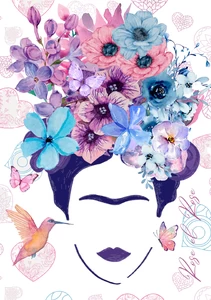 Titel: Notizbuch der Marke Rose el Rose aus der Frida Kahlo Kollektion