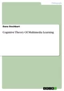 Titre: Cognitive Theory Of Multimedia Learning