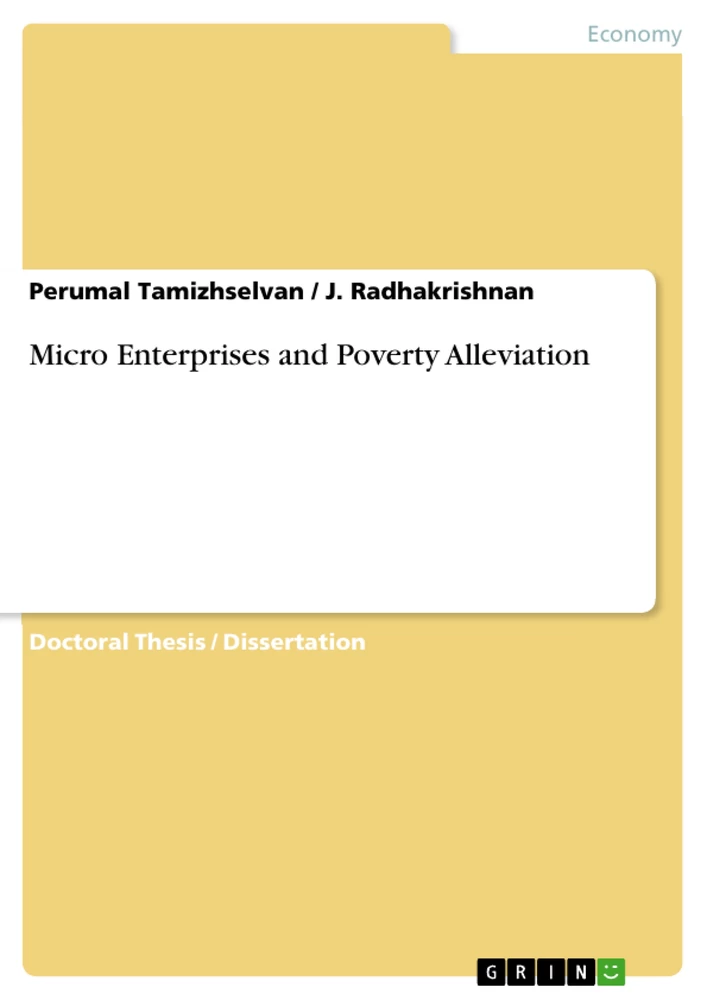 Titel: Micro Enterprises and Poverty Alleviation