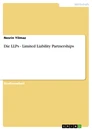 Titre: Die LLPs - Limited Liability Partnerships