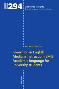 Title: E-learning in English Medium Instruction (EMI): Academic language for university students