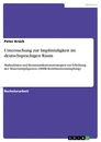 Titel: Untersuchung zur Impfmüdigkeit im deutschsprachigen Raum