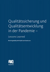 Titel: Qualitätssicherung und Qualitätsentwicklung in der Pandemie – Lessons Learned