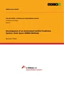 Titel: Development of an Automated Conflict Prediction System. State Space ARIMA Methods