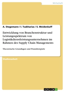 Titel: Entwicklung von Branchenstruktur und Leistungsspektrum von Logistikdienstleistungsunternehmen im Rahmen des Supply Chain Managements