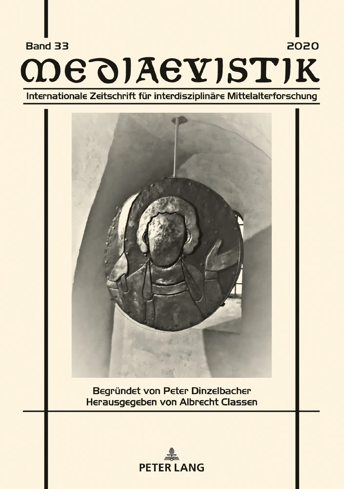 Title: . Hrsg., übersetzt und kommentiert von Helmut Brall-Tuchel. Göttingen: V&R unipress, 2019, 213 pp., 15 s/w und farbige Abb.