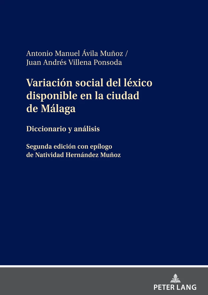 Title: Variación social del léxico disponible en la ciudad de Málaga