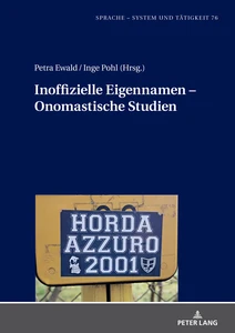 Title: Inoffizielle Eigennamen – Onomastische Studien