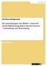 Title: Die Auswirkungen des BilMoG- Entwurfs auf die Bilanzierung aktiver latenter Steuern – Darstellung und Beurteilung