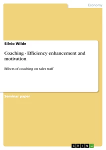 Titre: Coaching - Efficiency enhancement and motivation