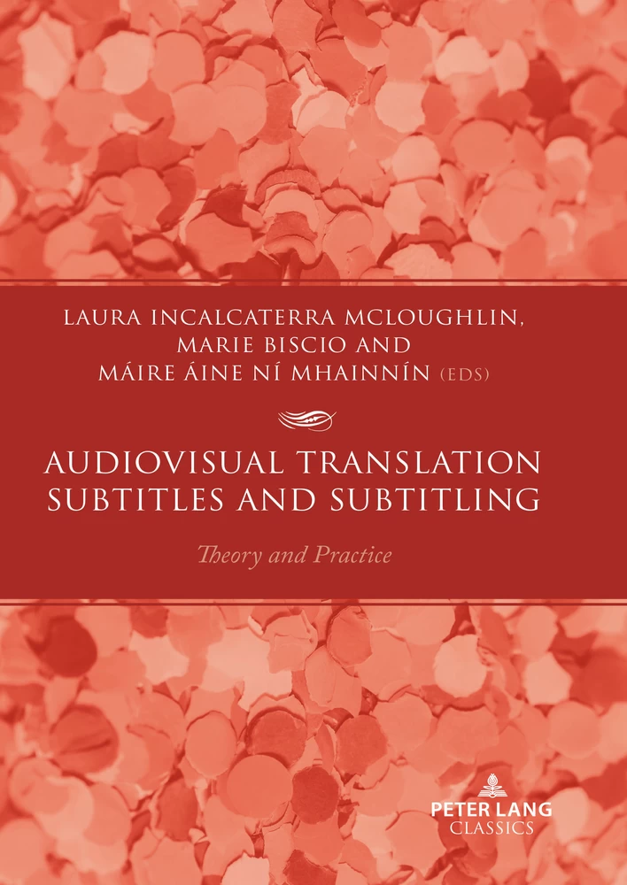 Title: Audiovisual Translation – Subtitles and Subtitling 