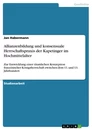 Title: Allianzenbildung und konsensuale Herrschaftspraxis der Kapetinger im Hochmittelalter