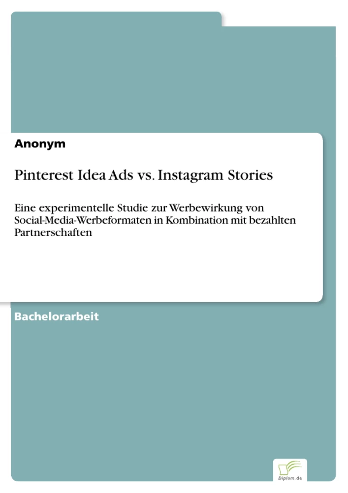 Titel: Pinterest Idea Ads vs. Instagram Stories