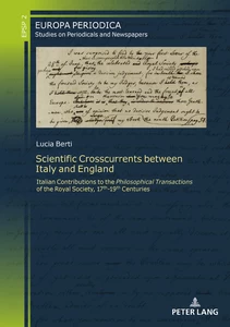 Title: Scientific Crosscurrents between Italy and England