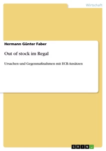 Titre: Out of stock im Regal