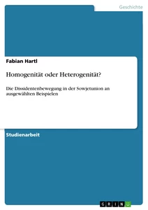 Titre: Homogenität oder Heterogenität?