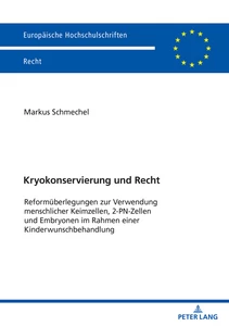 Title: Kryokonservierung und Recht