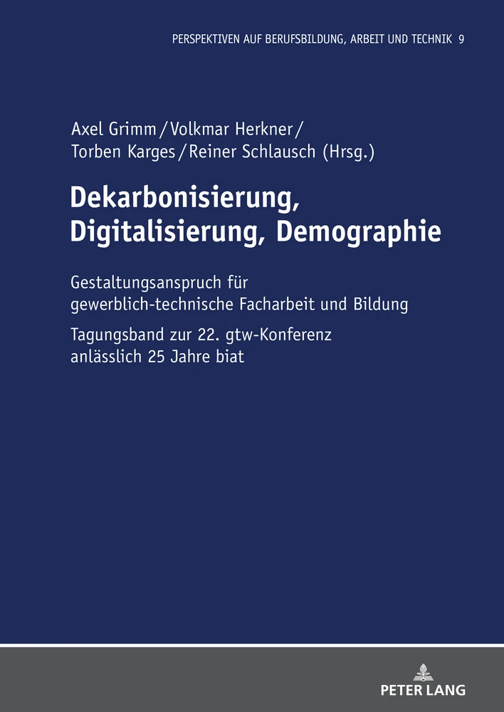 Titel: Dekarbonisierung, Digitalisierung, Demographie