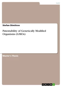 Titre: Patentability of Genetically Modified Organisms (GMOs)