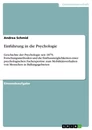 Title: Einführung in die Psychologie