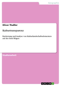 Titre: Kulturtransparenz