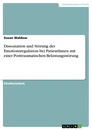 Titel: Dissoziation und Störung der Emotionsregulation bei PatientInnen mit einer Posttraumatischen Belastungsstörung