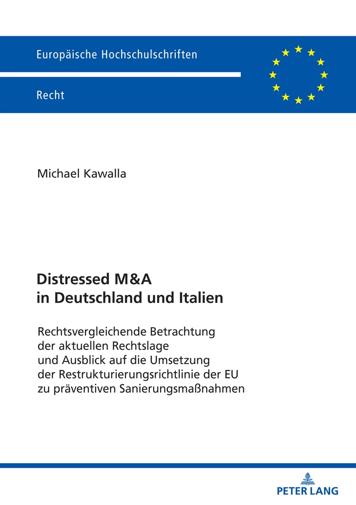 Titel: Distressed M&A in Deutschland und Italien